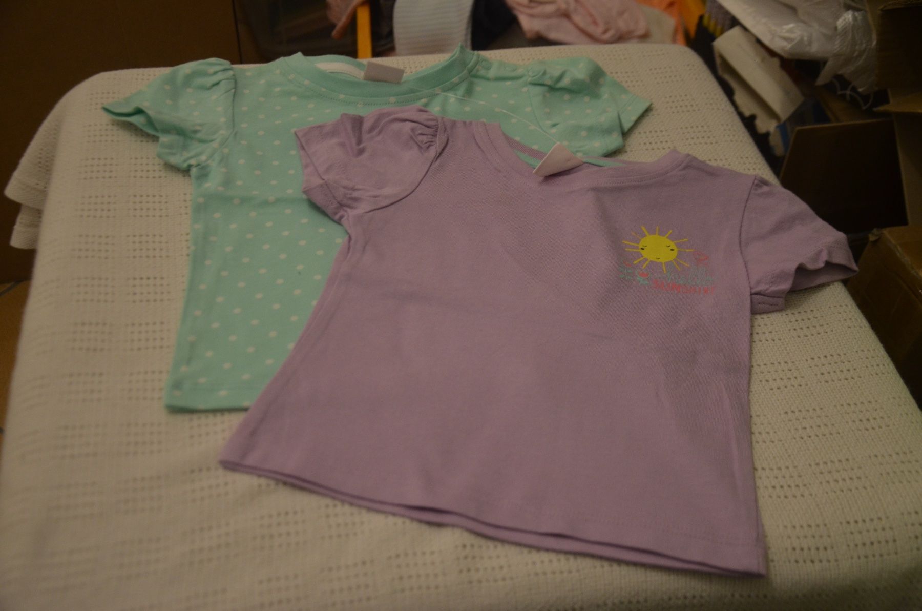 Hemden, Tops & T-Shirts: TAILLE 68 - 2 STUCK T-SHIRT NEU – Neu und originalverpackt aus Chiasso von Dolly015