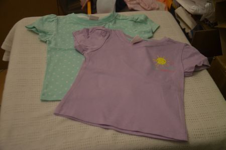 TAILLE 68 - 2 STUCK T-SHIRT NEU