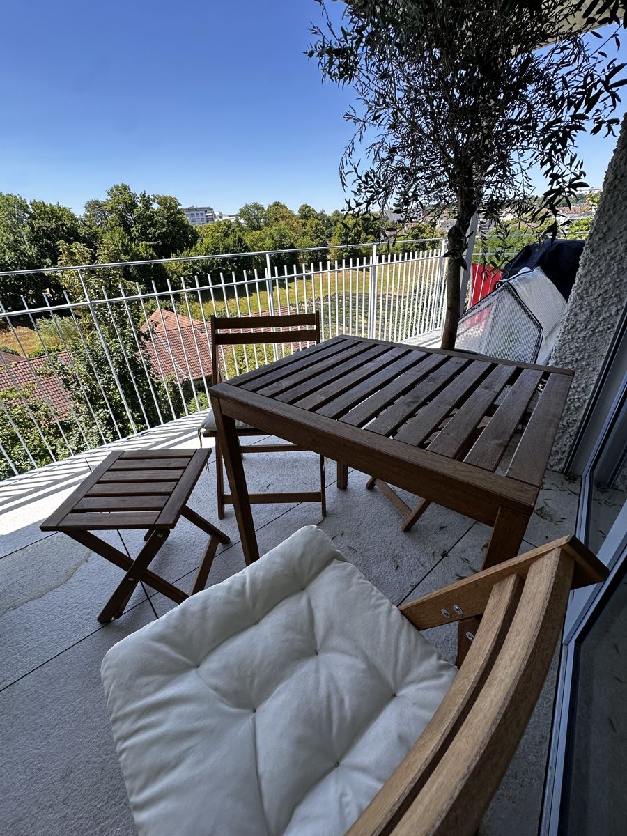 Ikea Set di tavolo e panche: Nämmarö Gartenmöbelset – Usato da Münchenstein venduto da jwp 4