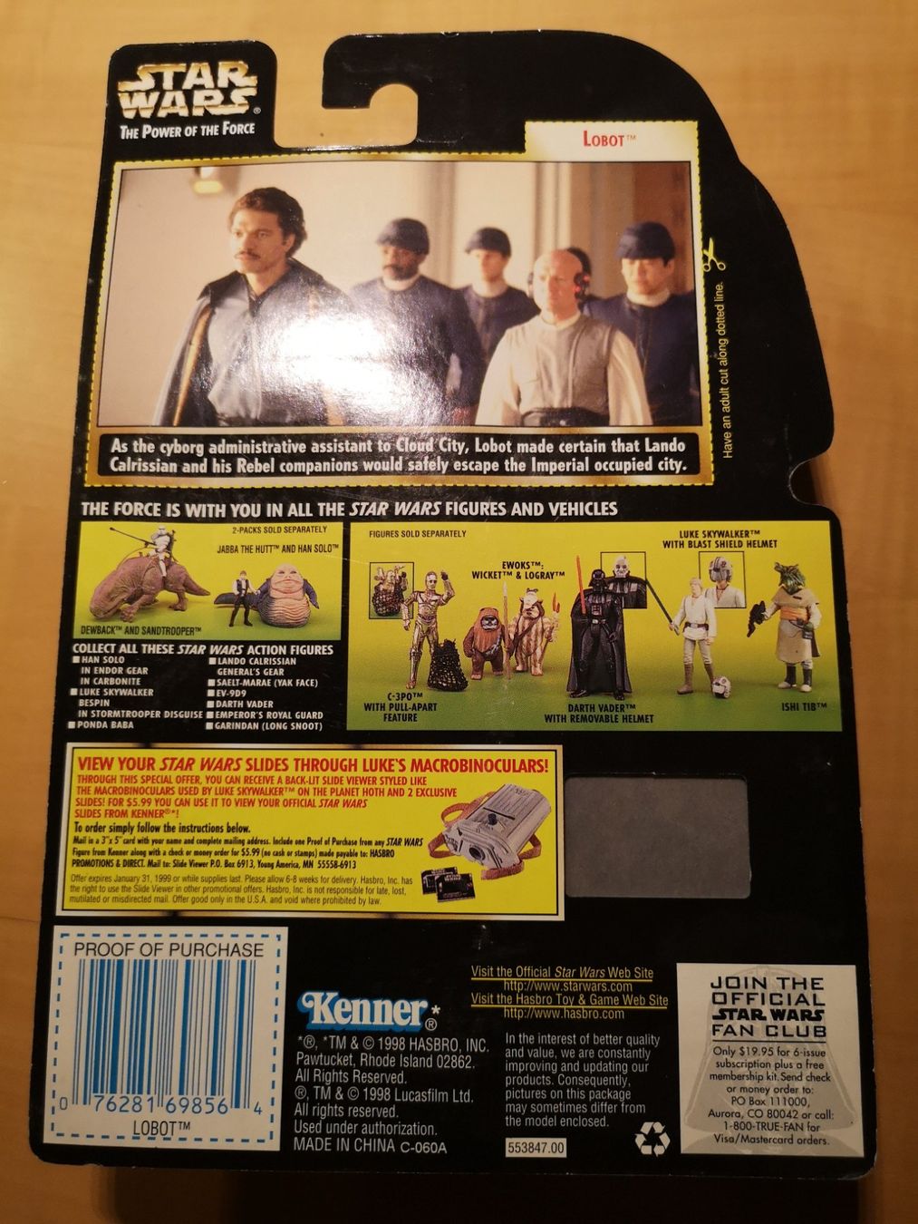 Star Wars Figuren: Star Wars Lobot Freeze Frame Action Slide – Gebraucht aus Anglikon von magenbrot 1