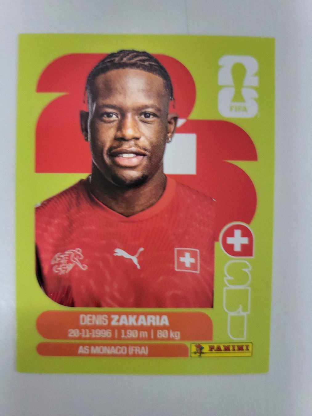 Panini Sammelbilder & Trading cards: Panini Bild Zakaria SUI 10 – Neu (gemäss Beschreibung) aus Wetzikon ZH von Jaeggy