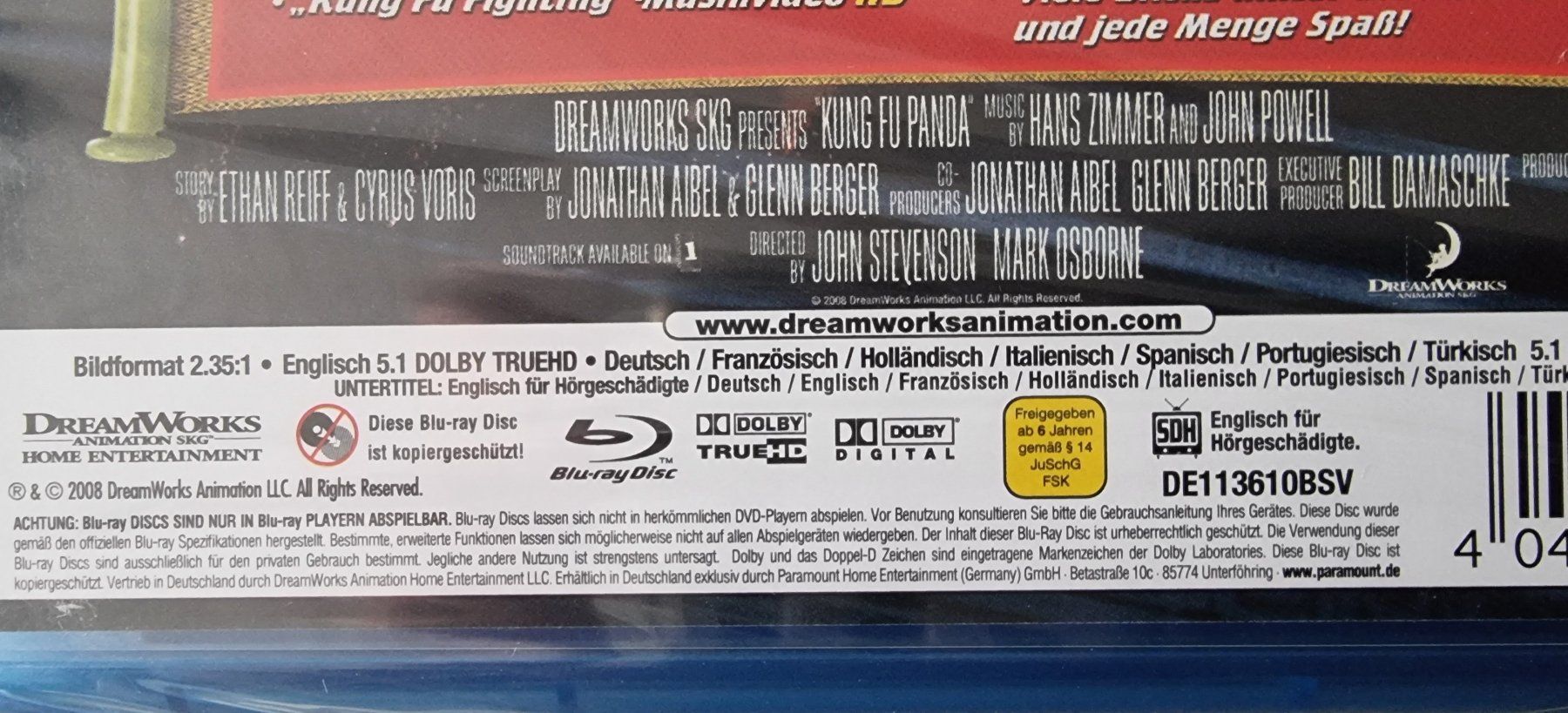 Tutti i DVDs: Blu Ray Kung Fu Panda 1&2 NEU – Nuovo e nell'imballaggio originale da Oetwil am See venduto da fineli2 1