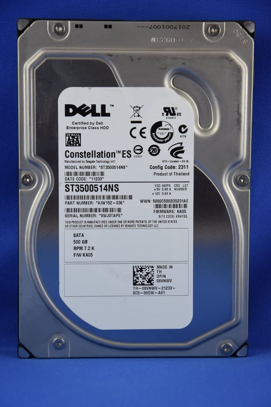 Dell Dischi rigidi: Dell (Seagate) 500GB Festplatte – Usato da Künten venduto da Arktisde