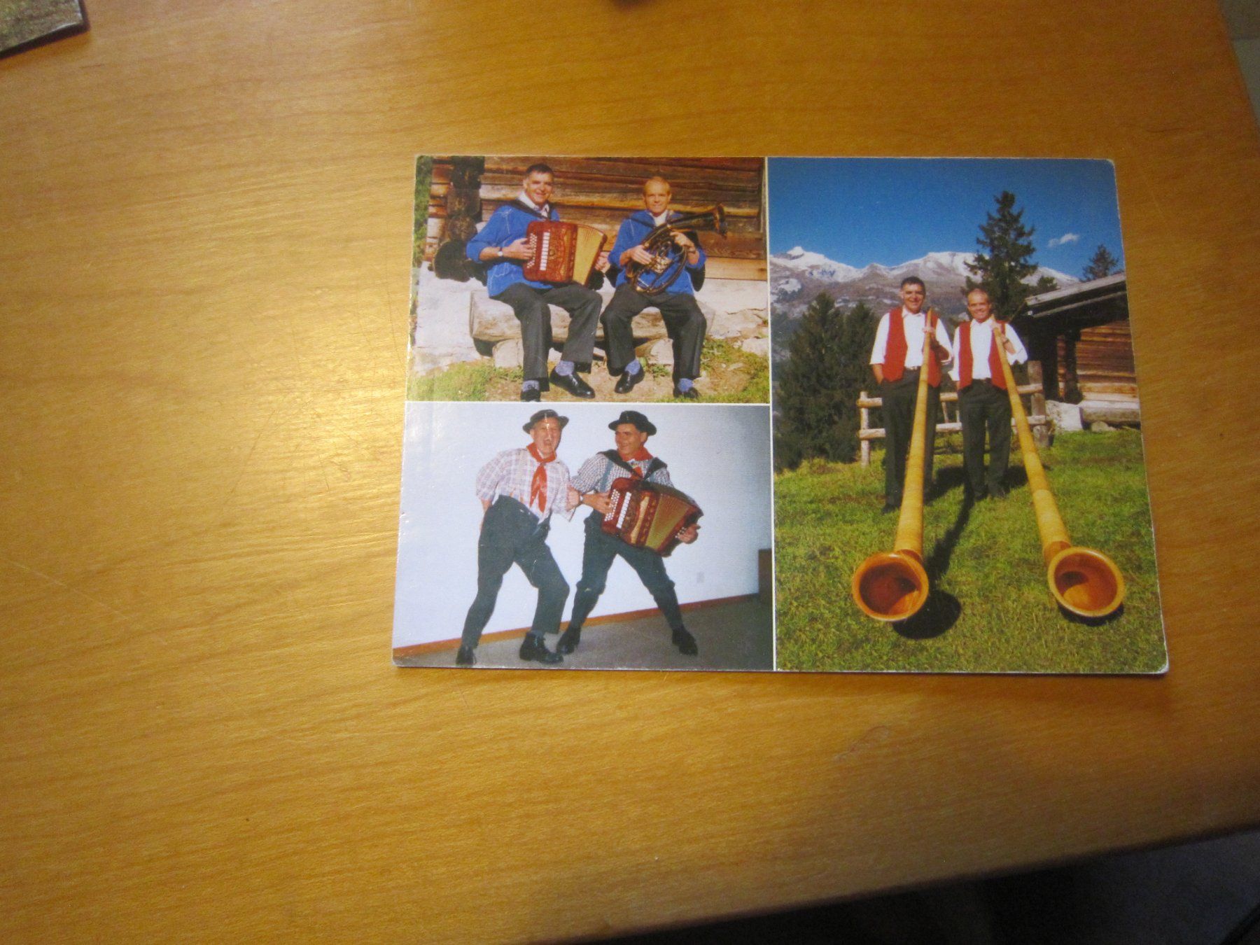 Alle Briefmarken: No Postkarte ALPHORN schöne Belege – Gebraucht aus Gordola von Polentaefung 1