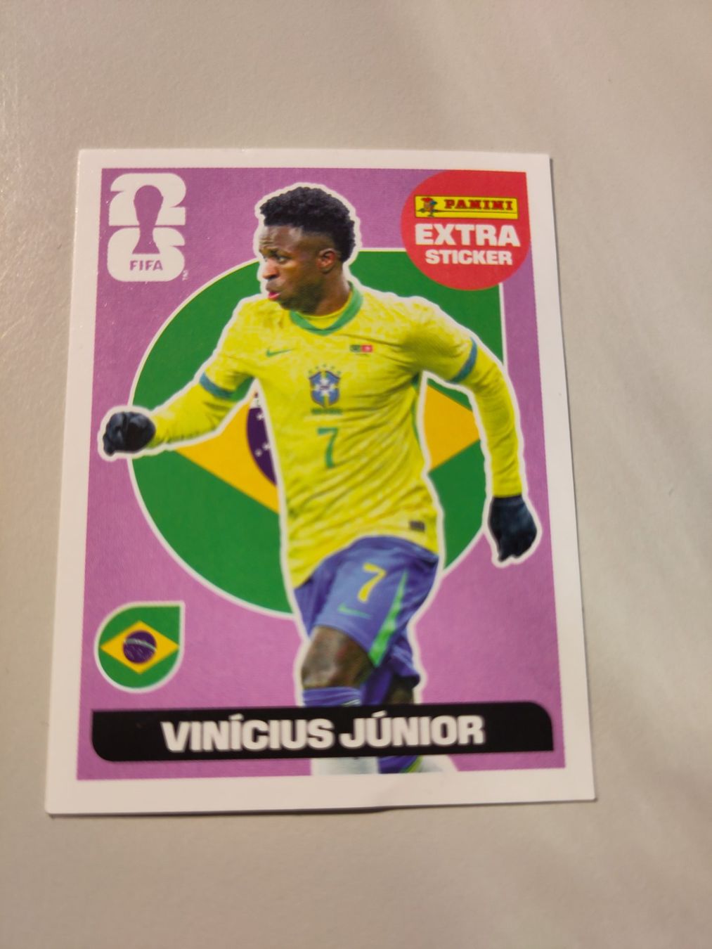 Panini Carte collezionabili: Extra Sticker Vinicius Júnior – Nuovo (secondo la descrizione) da ruswil venduto da safien7107