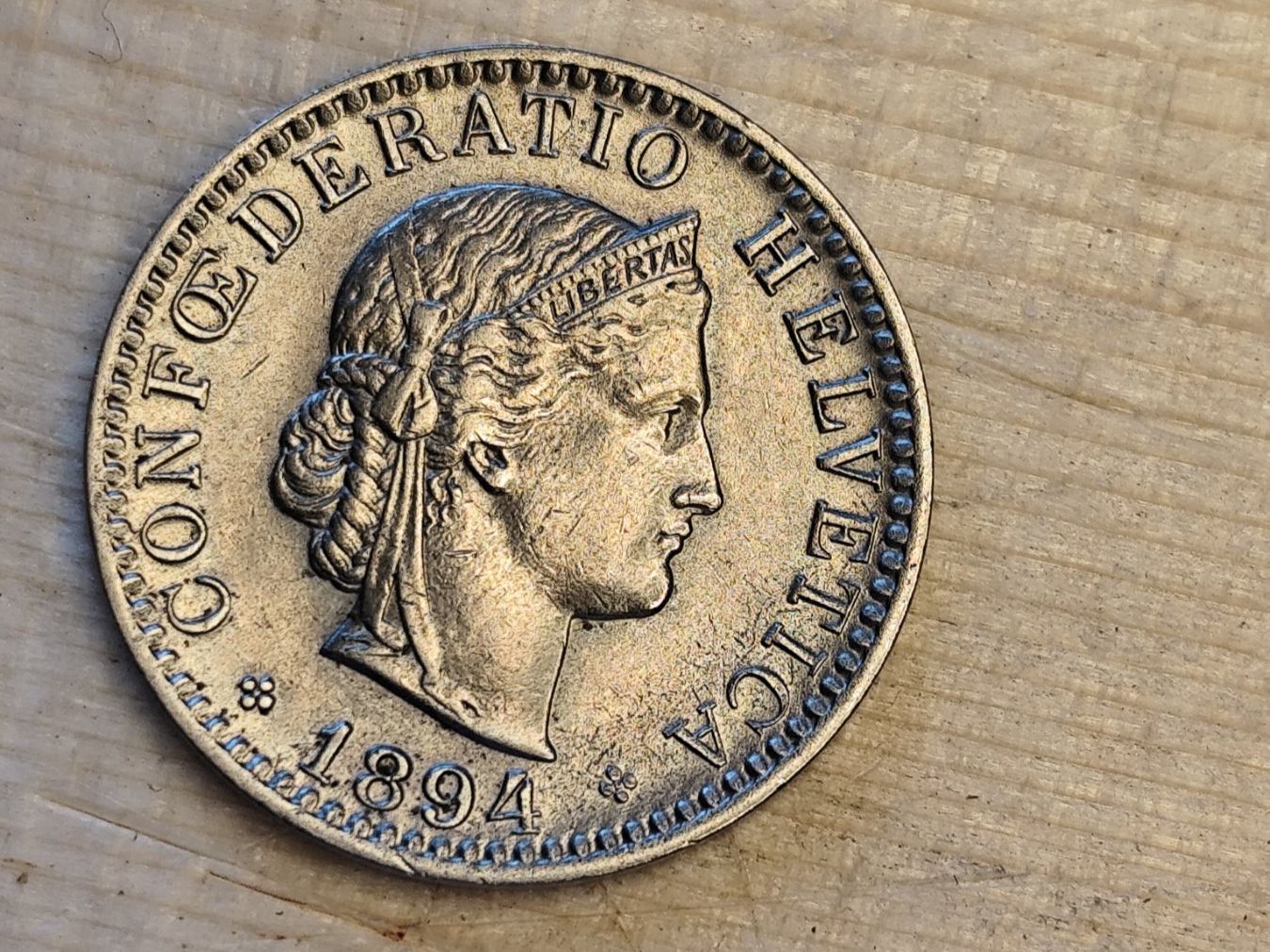 Tutti le monete: ==> 20 Rp 1894 ss-vz <== – Usato da Bern venduto da b.man_is_back