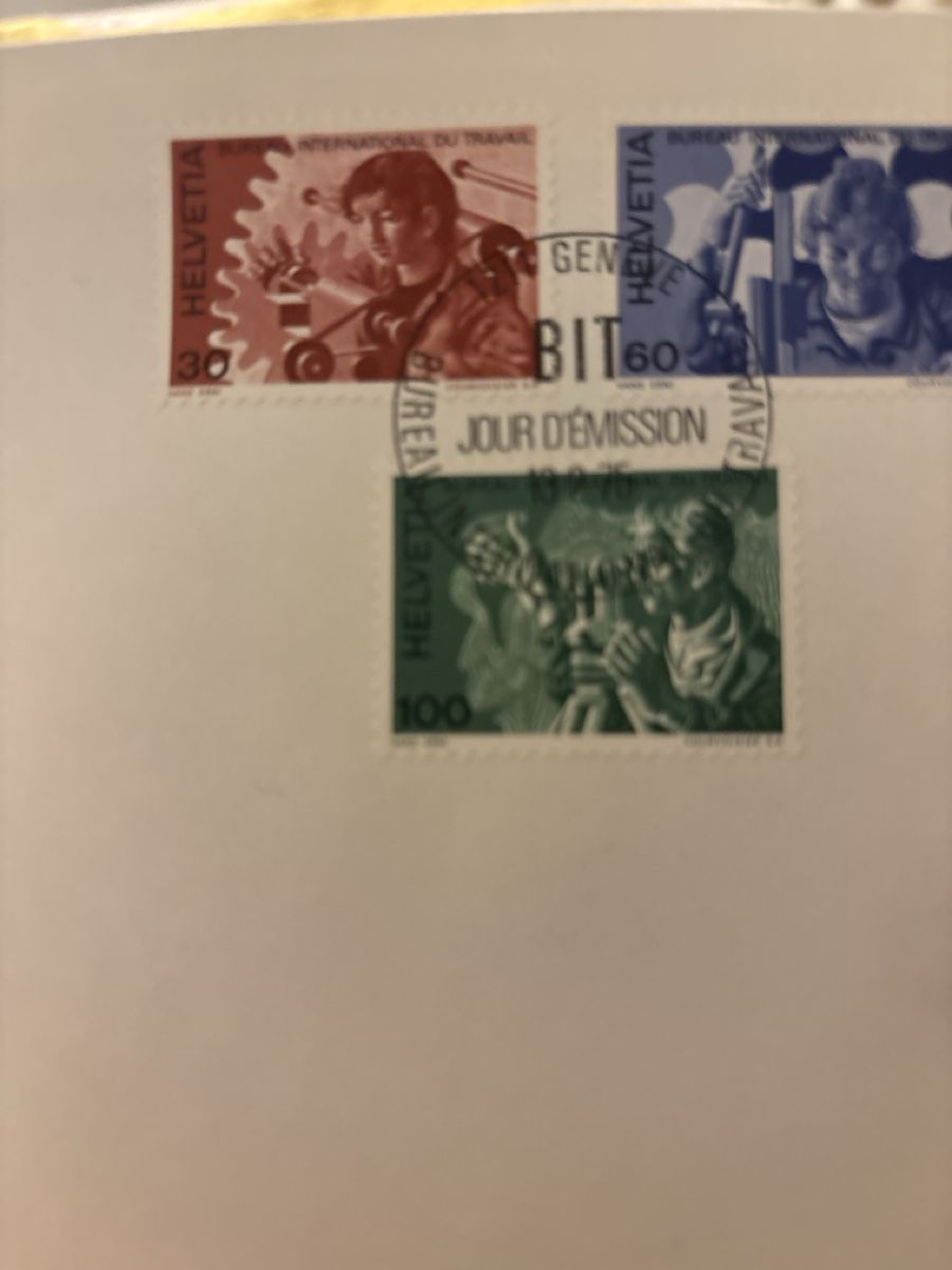 Tutti i francobolli: BIT Briefmarken Internationale Arbeitsorganisation 1975 – Usato da Kriens venduto da mir_v8ww 1