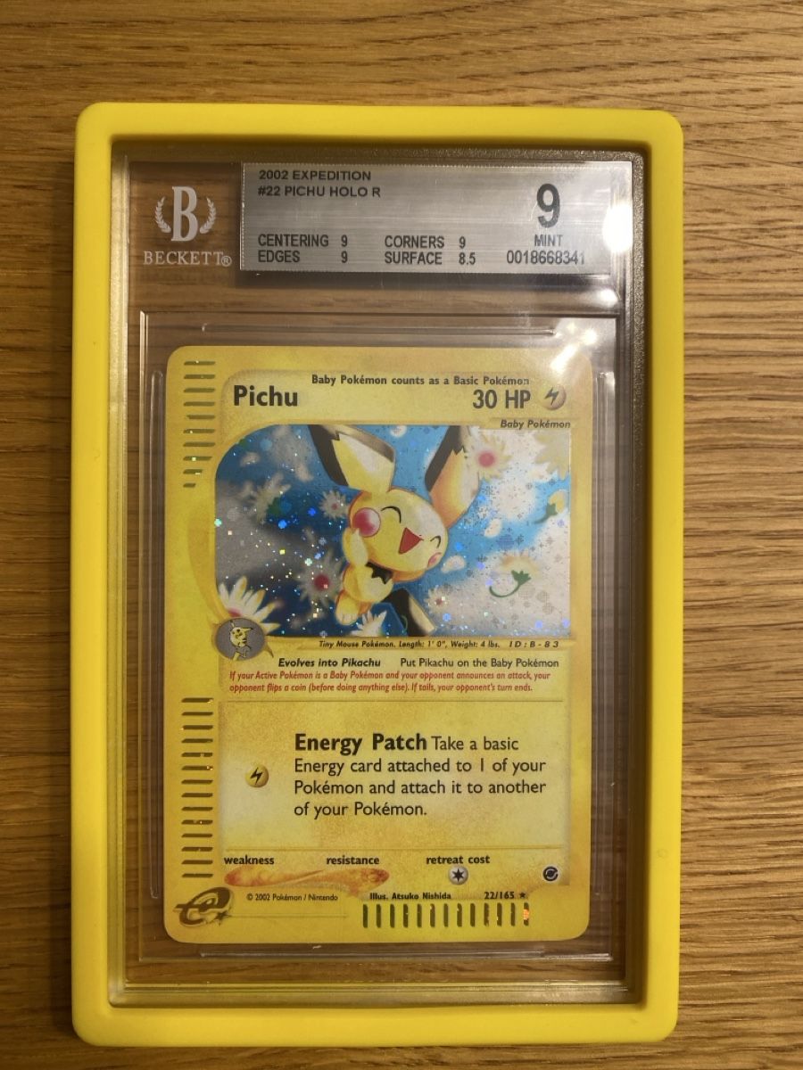 Pokémon Carte collezionabili: Pokemon Pichu Expedition Holo BGS 9 – Nuovo (secondo la descrizione) da Amriswil venduto da AlpAde_