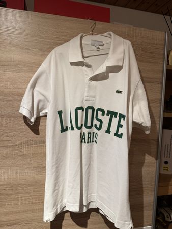 Polo Lacoste Weiss Grösse S Classic Fit guter Zustand