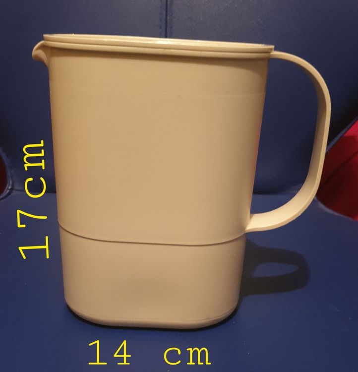 Pichet à Soupe Rond Tupperware Vintage 1.4 Litre – Couleur Vert/Bleu