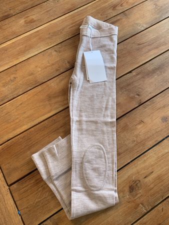 Neue Merino Leggins rosa gerippt gr. 122