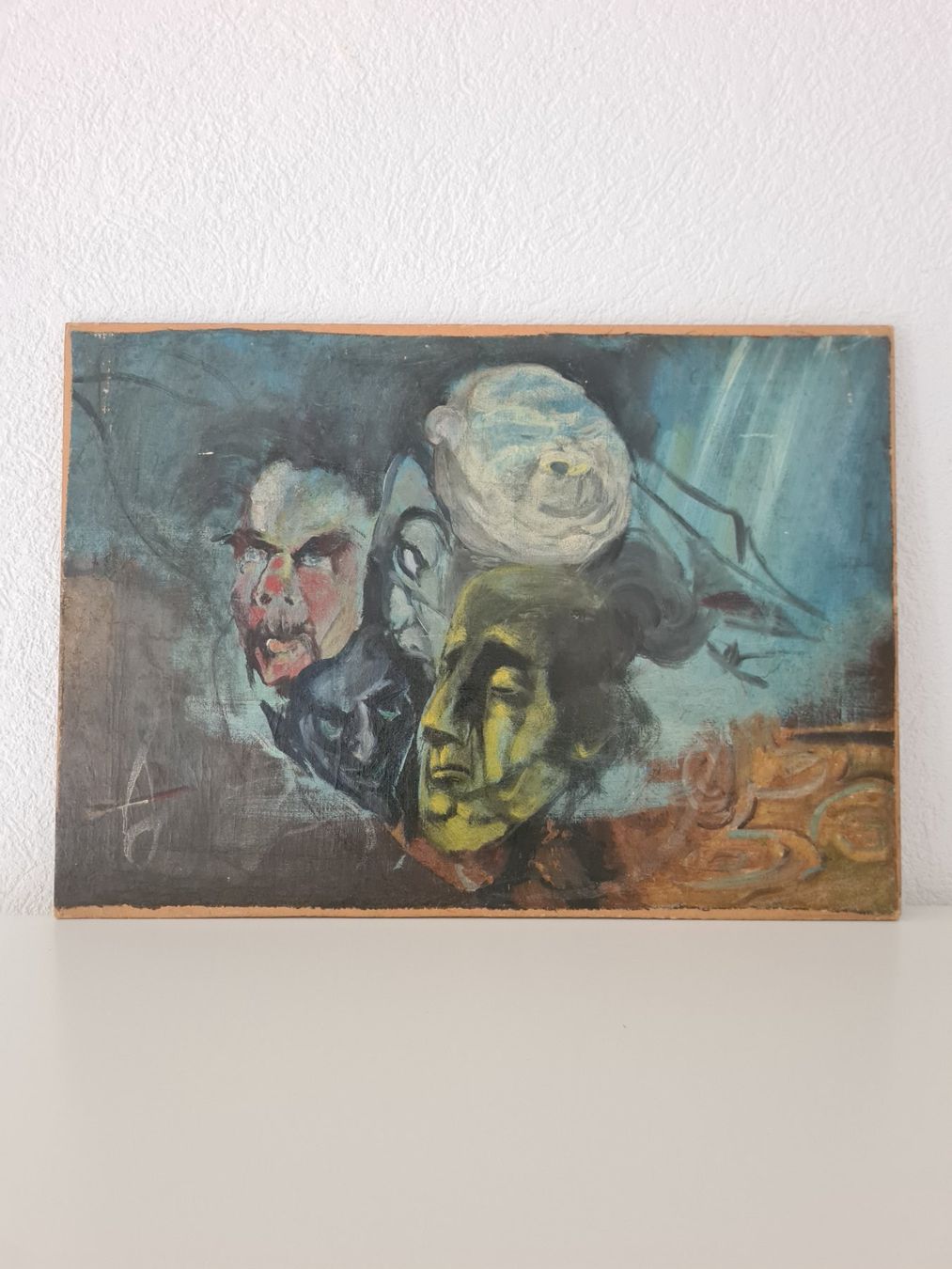 Dipinti: Tableau peinture art abstrait expressionniste signé – Usato da Monthey venduto da 187-zeroo 5