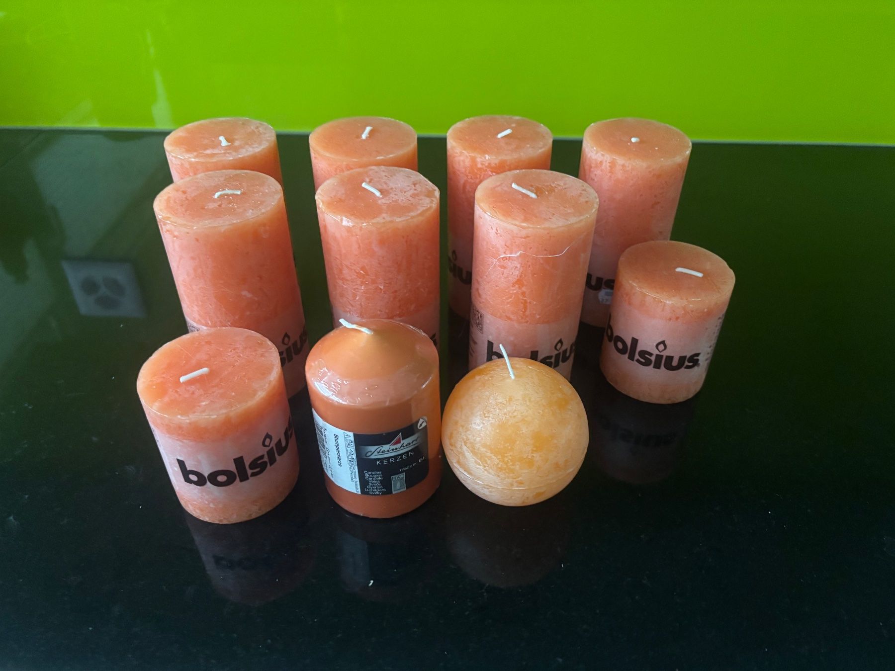Kerzen: Kerzen orange – Neu und originalverpackt aus Reinach BL von sto_t8yf