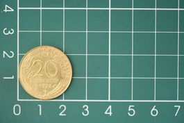 währung francaise 20 centimes 1992