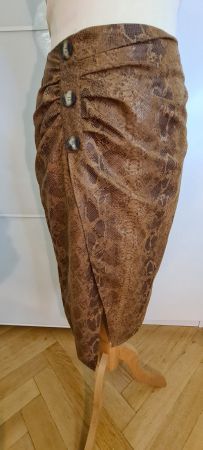 Jupe imitation peau de serpent taille XS
