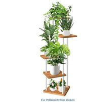 5-Tier Hölzern Blumenregal Pflanzenregal