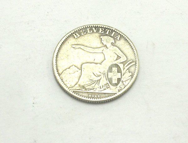 Tutti le monete: 2 Franken Münze 1860 – Usato da Zürich venduto da Schmuckmarkt 1