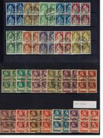 FREI LOT <526> HELV SCHWERT/TELLEN 4ER-BLOCKS (o)