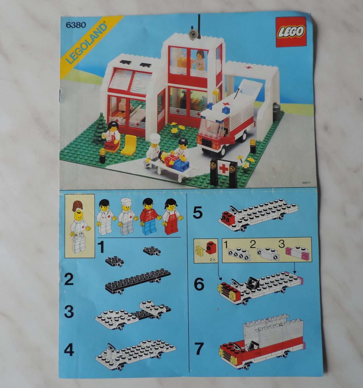 Lego Giocattoli: Notfall Center, Set 6380 (1987) – Usato da Burgdorf venduto da ursla50 8