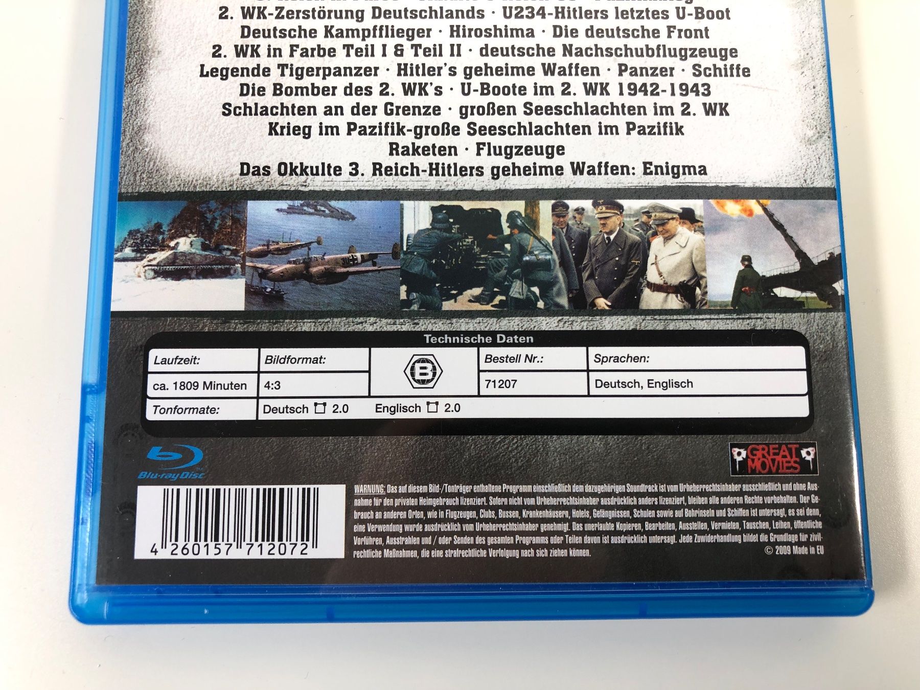 Tutti i DVDs: Kriegsdoku Box (Bluray) – Usato da Bern venduto da McFlurry_08 2