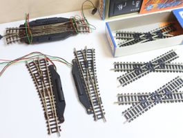 ROCO Elektro Weichen & Kreuzungen Spur N - Modern
