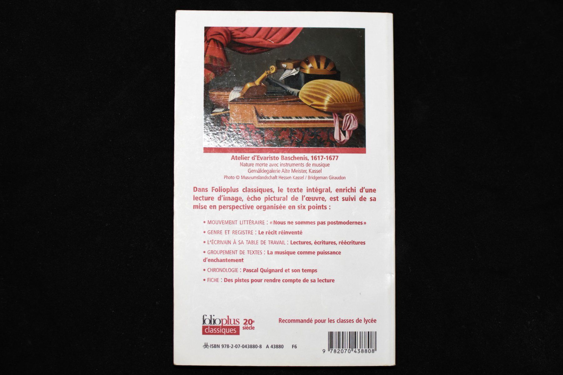 Libri: Pascal Quignard - Tous les matins du monde – Usato da Belmont-sur-Yverdon venduto da bichet02 1