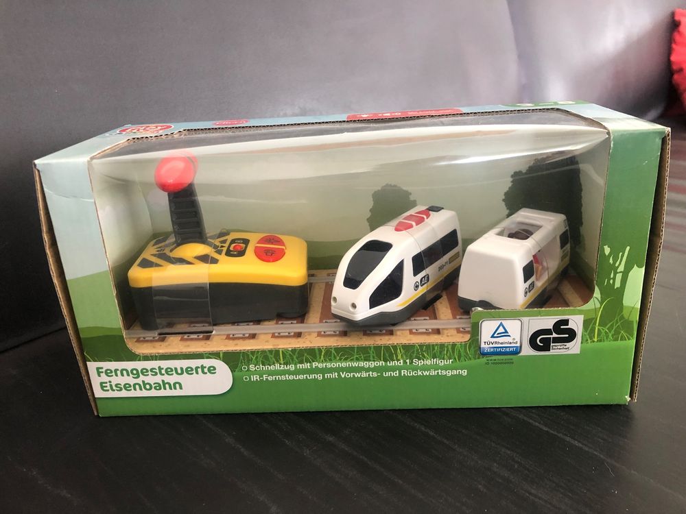  Ferngesteuerte Eisenbahn zu Brio - Briobahn / Holzeisenbahn (Neu und Illustration 