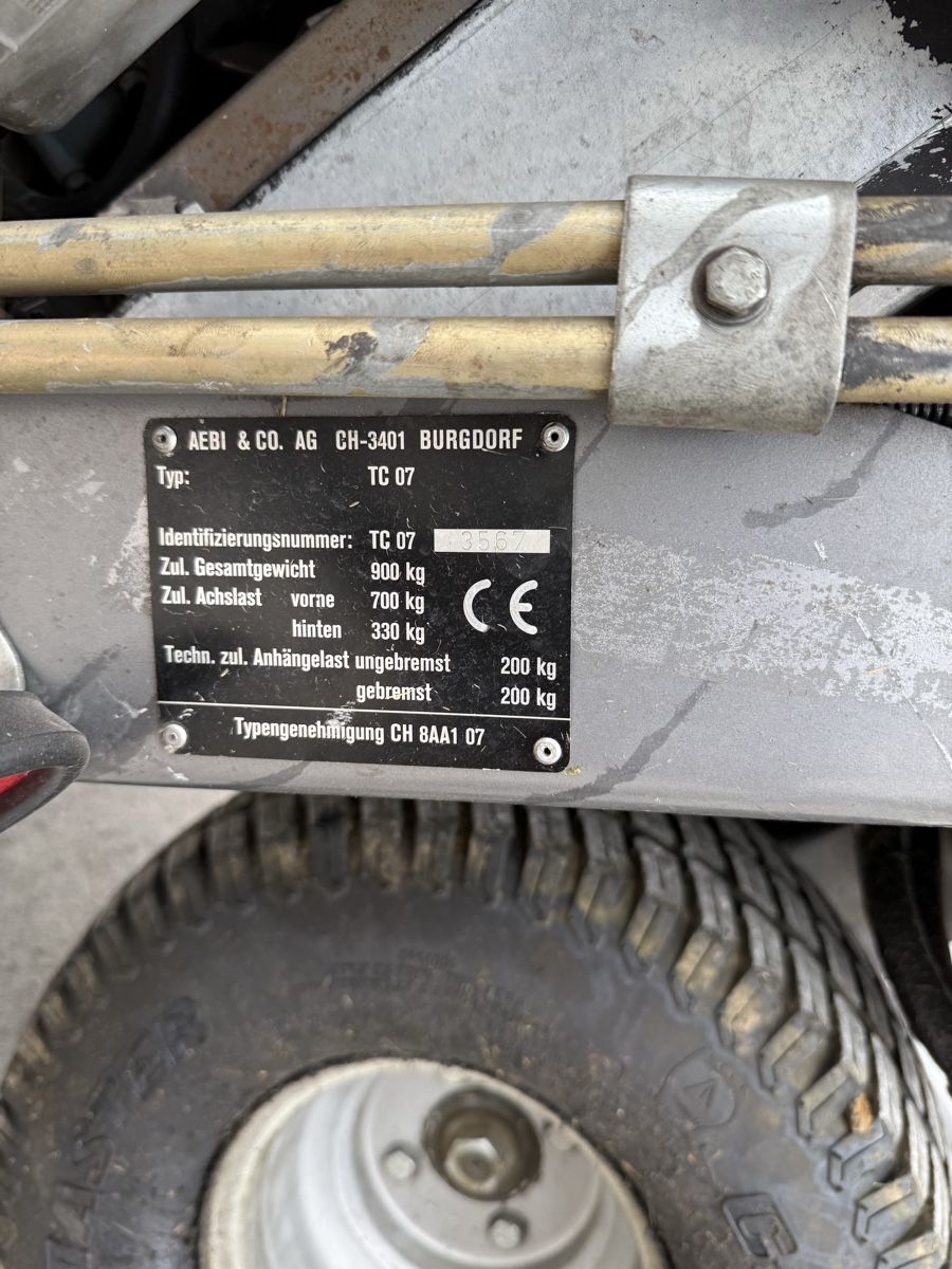 Aebi Tutte le macchine: AEBI ТC07 – Usato da Kerzers venduto da Profi3210 6