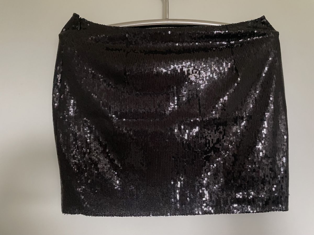 Promod Gonne: Jupe noire à sequins promod T38 FR – Nuovo (secondo la descrizione) da Vuadens venduto da Nina11 1