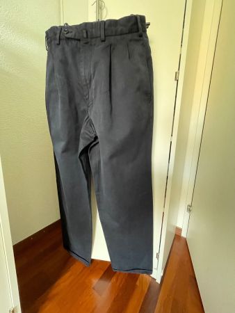 Pantalon bleu marine de marque Faconnable
