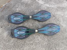 2x Schildkröt Good Vibes Waveboard / Casterboard