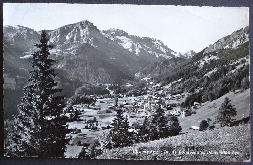 Cartoline postali: CHAMPÉRY – Usato da Jona venduto da philajona