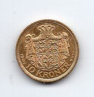 (2462) Dänemark, 10 Kronen 1909, top stgl
