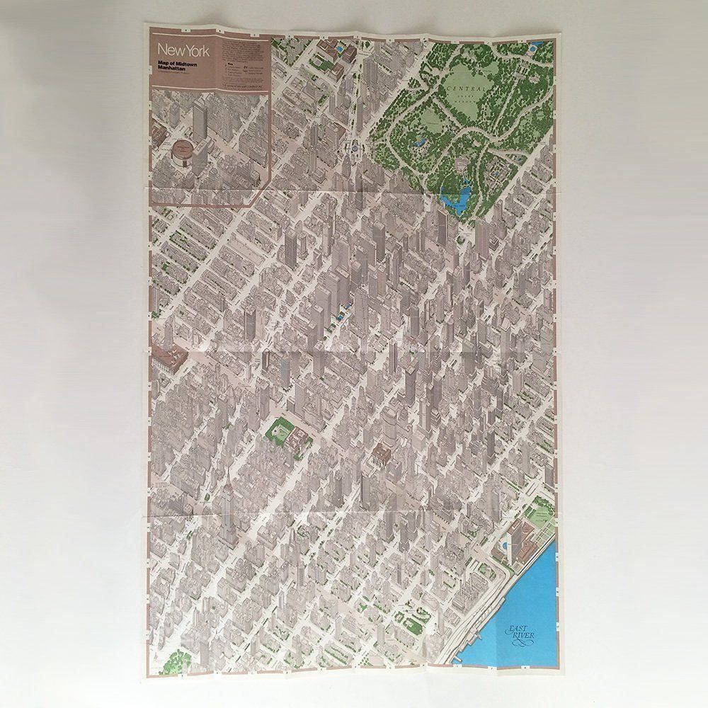 Landkarten & Atlanten: NYC New York City Map Manhattan Original – Gebraucht aus Zürich von its-love 8