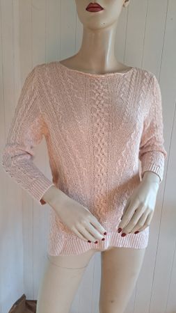 RALPH LAUREN y2k VtG Strickpullover Leinen Pullover XL 40 L