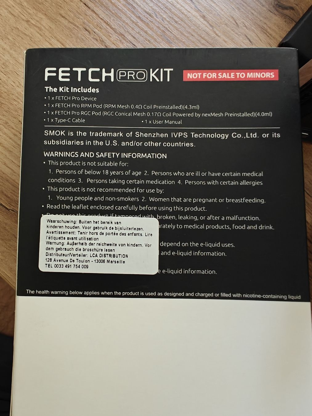 Autres tabacs: SMOK Fetch PRO kit – D'occasion à Hochfelden par bis_v5lb 2