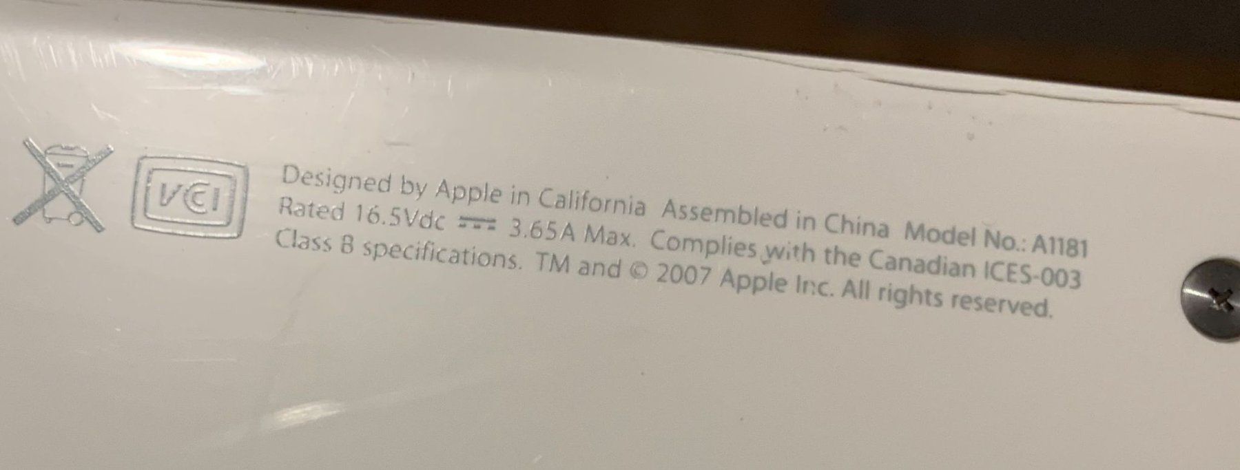 Apple Notebook: Apple MacBook A1181 – Usato da Windisch venduto da rsol22 4