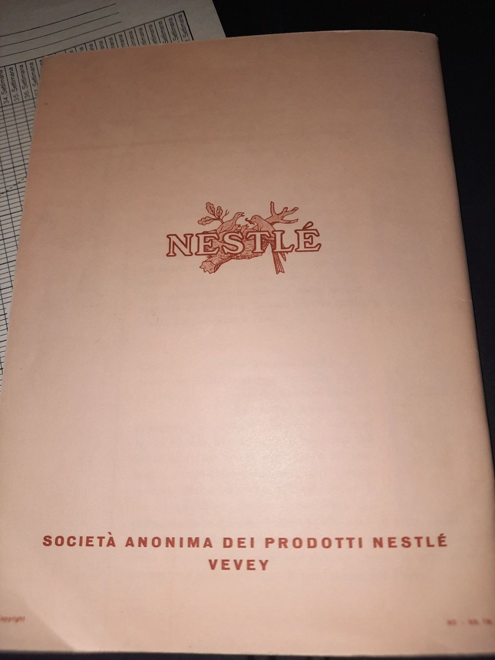 Libri: Opuscolo Nestlè anni 50 per i neogenitori – Usato da Biasca venduto da Old_6blh 3