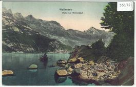 Wallensee - Partie bei Wallenstadt - coloriert