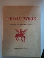 Heimatwerk - Volkskunst und Handwerk - März 1968