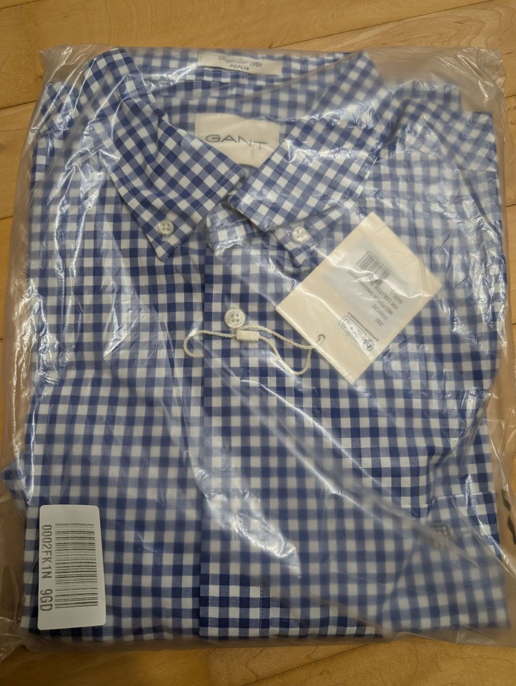 Gant Camicie: GANT Hemd Regular Fit Poplin Grösse L – Nuovo e nell'imballaggio originale da Stans venduto da Magas