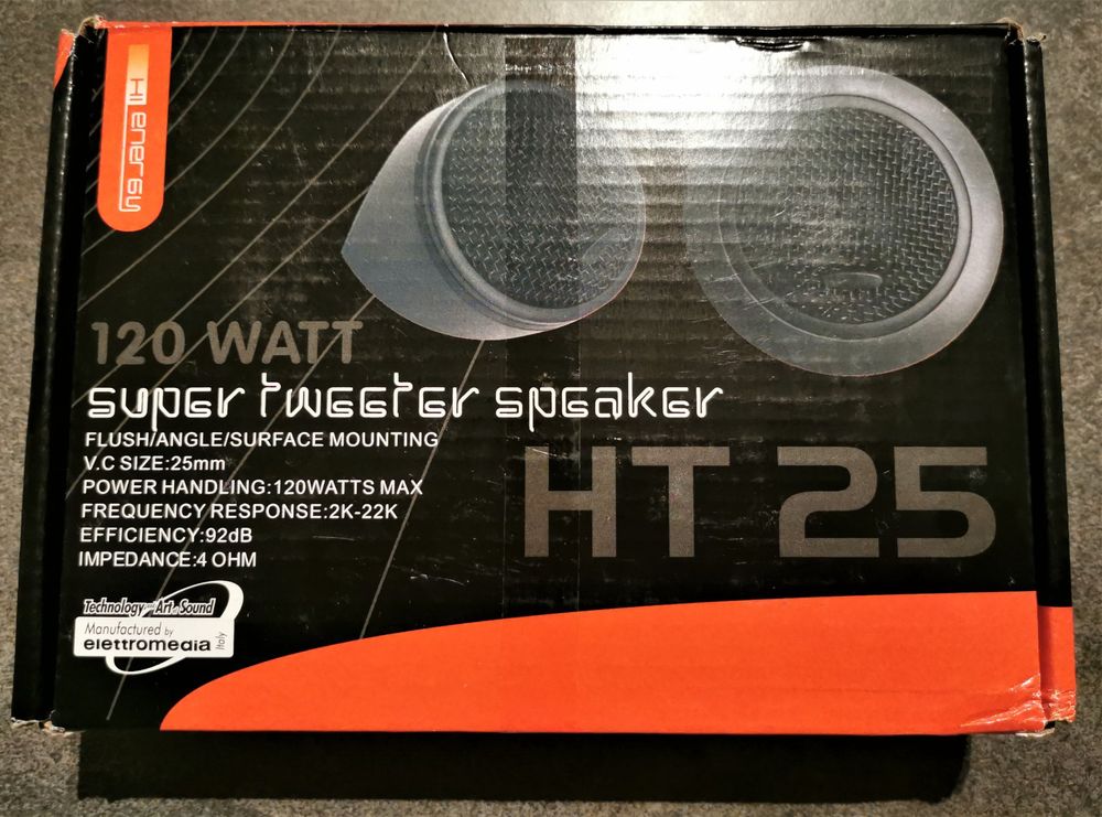 Tweeter Hertz HiEnergy HT25 (120W) (Neu und originalverpackt) in ...