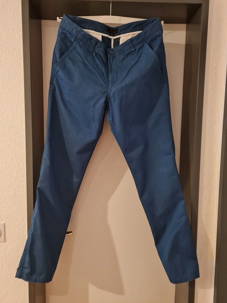 Pantaloni: Neu: Hose - petrol - Gr.52 – Nuovo (secondo la descrizione) da Uznach venduto da Laeuffer