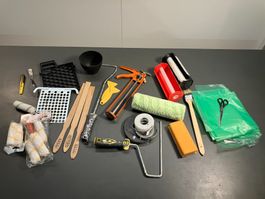 gr. Post. div. Maler Material u. Werkzeug ab 1.-