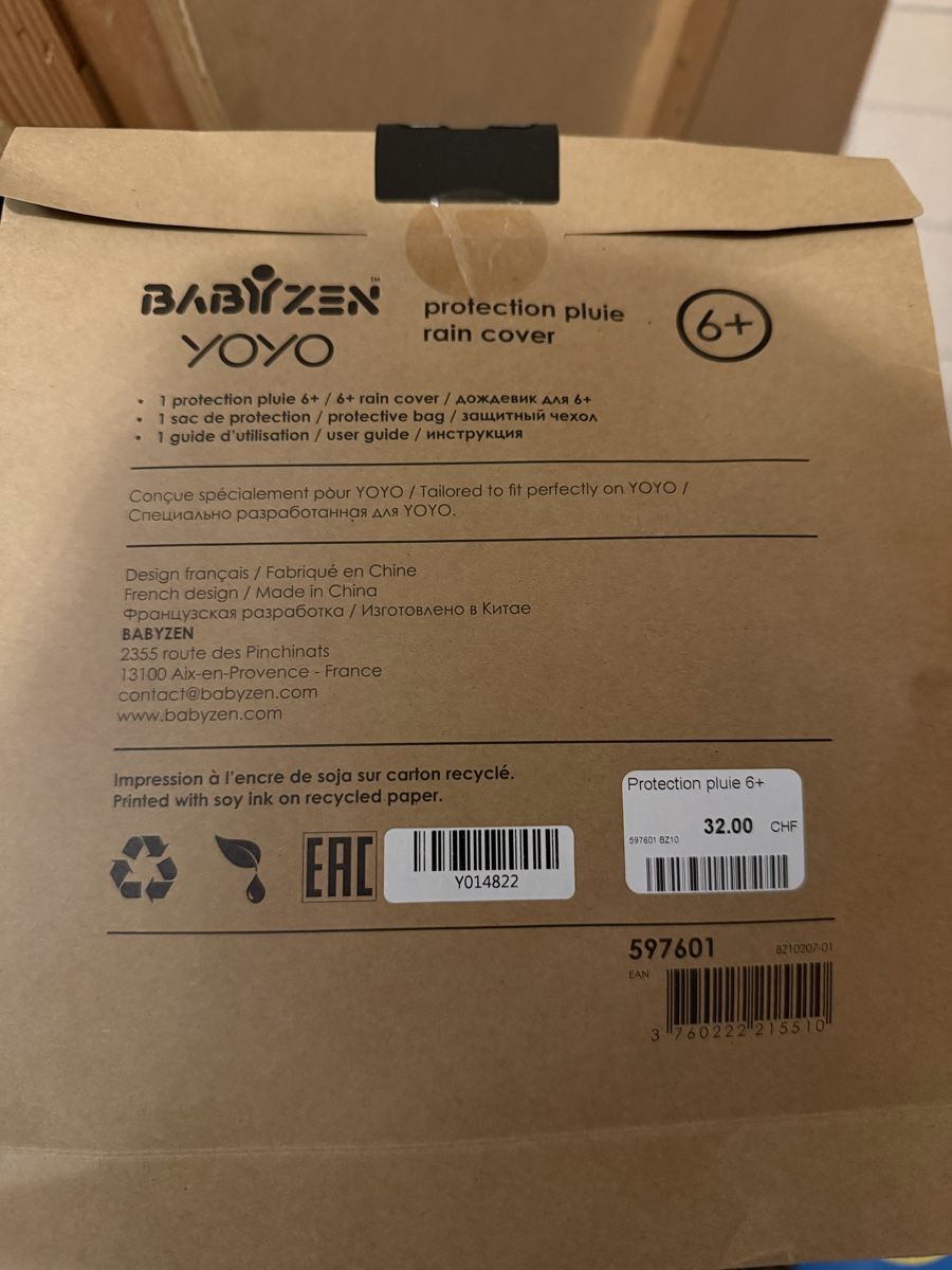 Babyzen Carrozzine: Poussette protection pluie – Usato da Genève venduto da cel_rym7 1