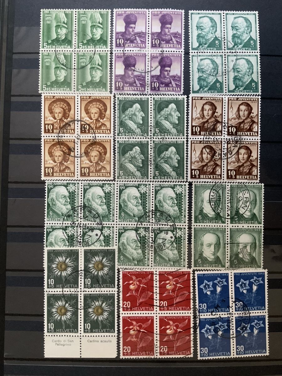 Alle Briefmarken: Juventute Briefmarken – Gebraucht aus Binningen von chr_cr5n