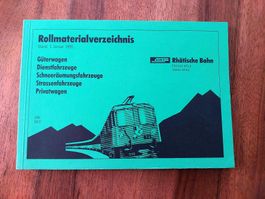 Rhätische Bahn Rollmaterialverzeichnis 1991