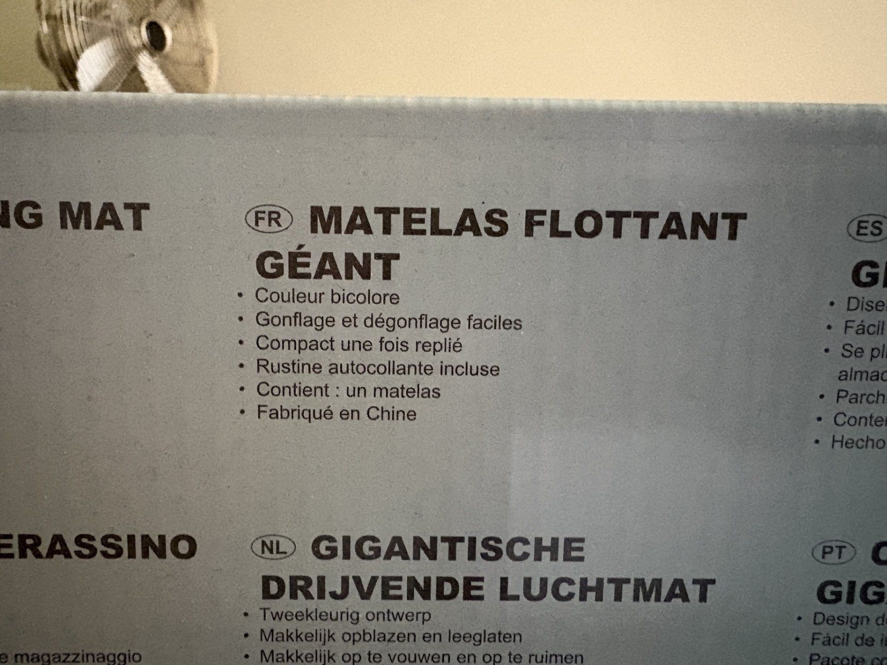Materassi: NEUF - Intex matelas gonflable géant 2.90 x 2.26m – Nuovo e nell'imballaggio originale da Lausanne venduto da kek_my9j 1