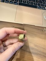 Massiver Goldfarbiger Ring - Statement Schmuck