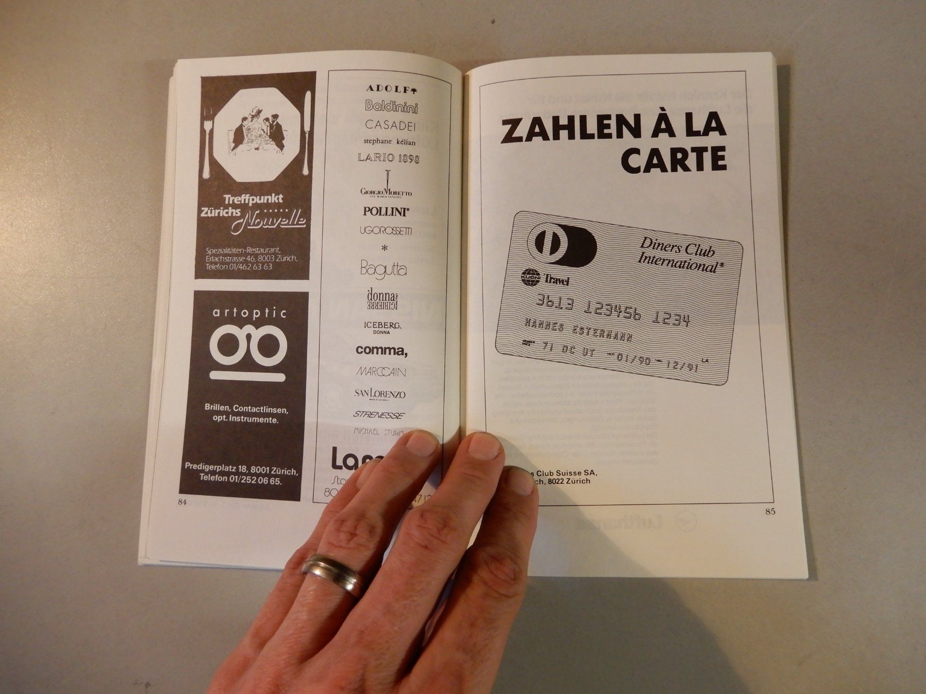 Documenti: Schauspielhaus Zürich Programm 1989/90/II – Usato da Erstfeld venduto da Mario_boe0 6